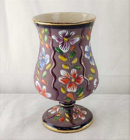 Vase "H.Bequet Quaregnon", Belgien, H: 27 cm