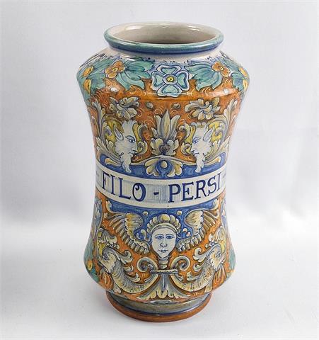 Keramik Vase, Deruta, Italien, 20. Jh.