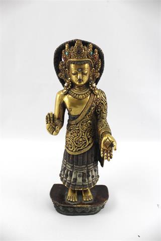 Dipankara Buddha, Bronze, Tibet 19.Jh.