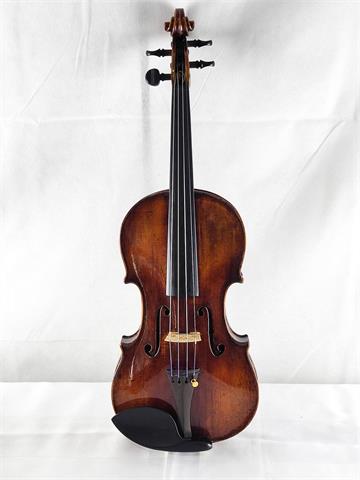 Violine nach Joseph Guarnerius fecit Cremona anno 1708, "Neue Deutsche Schule" um 1880