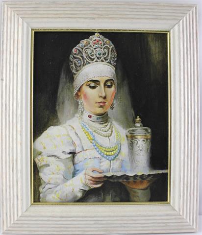 unbek. Künstler 20 Jh."Russische Edelfrau"