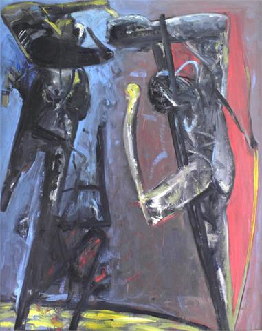 Max G. Kaminski (1938-2019) - Zwei Figuren, 1985