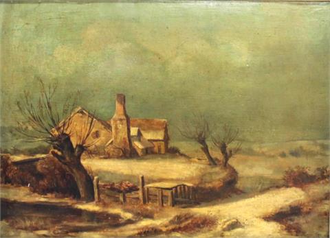 Carl Morgenstern (1811-1893) "Schneelandschaft"