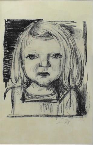 Otto Dix (1891- 1969) - "Kind II",  Lithografie, signiert
