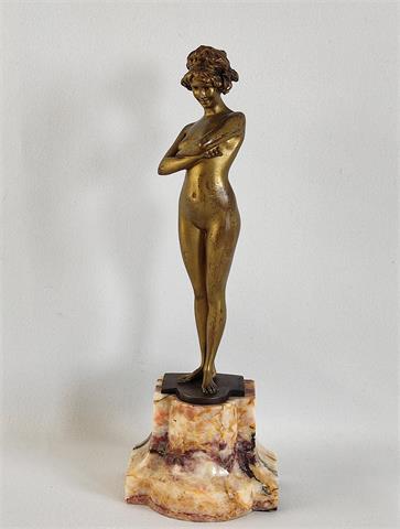 "Akt mit Haarband" Bronze, Paul Philippe (1870-1930)
