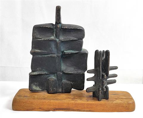 Bronze "Bäume" 1966, Liesel Bellmann