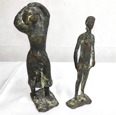2 Bronzeplastiken, Anton Schmid, 20.Jh.