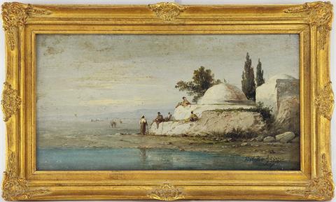 Ferdinand Bonheur (Frankreich 1817-1887) "Orientalische Szene"