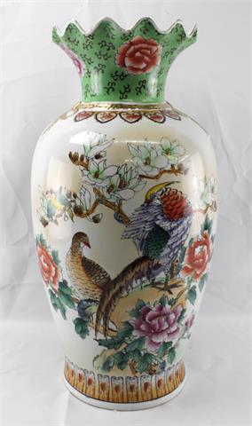 Große Bodenvase "Ming Vase" 2.H.20.Jh.