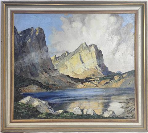 Irene von Fuchs-Nordhoff (1883-1963) "Alpenpanorama"