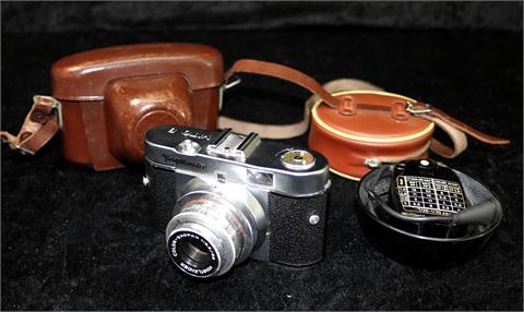 Kamera Voigtländer 35 mm "VITO B" mit Belichtungsmesser, 1950er Jahre