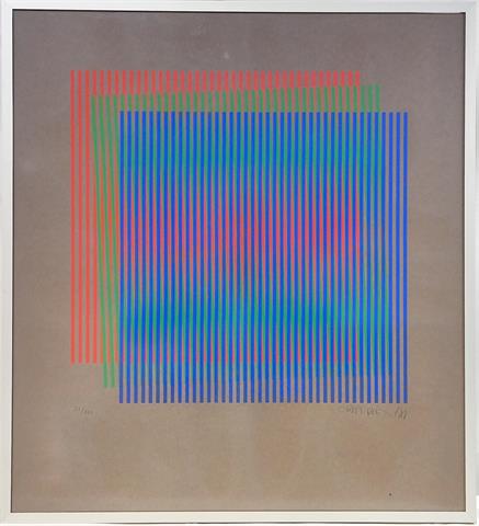Carlos Cruz-Diez (1923 Caracas-2019 Paris) Lithographie, lim.32/100