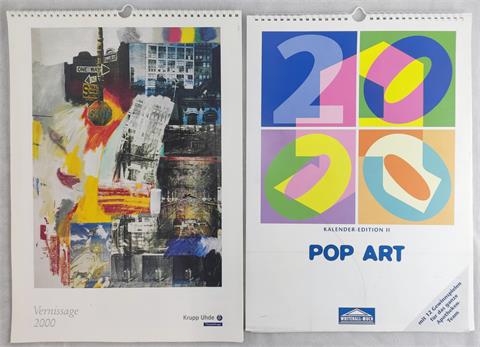 2 Kunstkalender 2000- Pop-Art/Vernissage