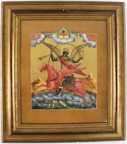 Ikonenmalerei "Erzengel Michael" Nordrussland 19.Jh. 623/3000