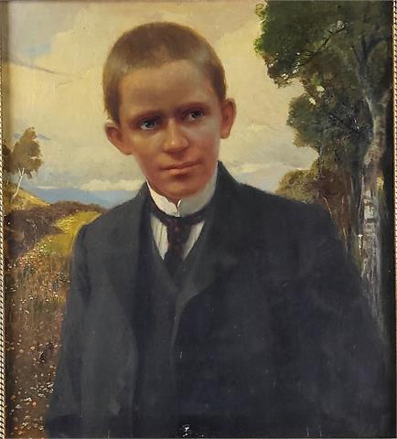 "Junger Gutsherr" unbek. Künstler, um 1900