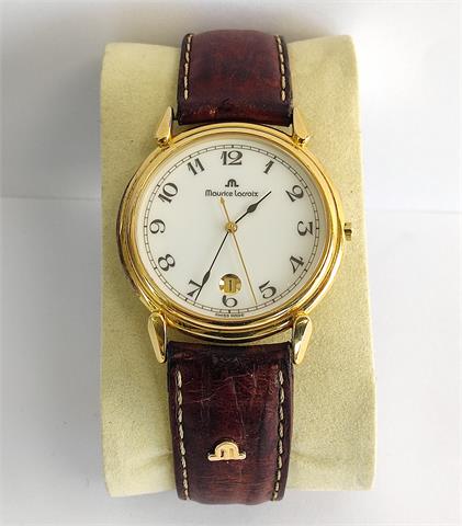Maurice Lacroix, Armbanduhr vergoldet, 37x35 mm, Nr. 69552