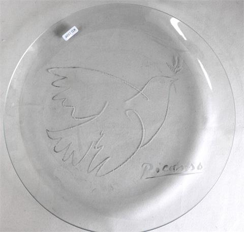 Pablo Picasso (1881-1973) Künstlerteller 'Dove of peace'