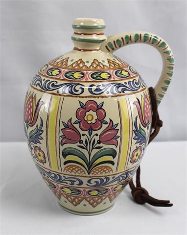 Keramikkrug bemalt, Ulmer Keramik