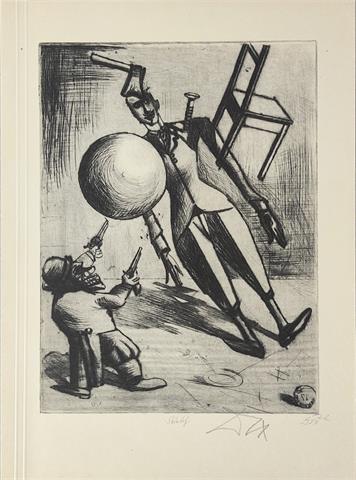 Otto Dix (1891-1969)  "Sketch (1922)"