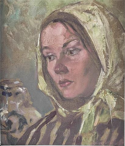 Bert Heller (1912 Aachen-1970 Berlin) Frauenporträt