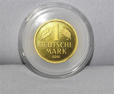 Goldmünze 1 Deutsche Mark 2011