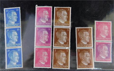 15 Briefmarken Deutsches Reich  Reichskanzler Adolf Hitler, ungestempelt