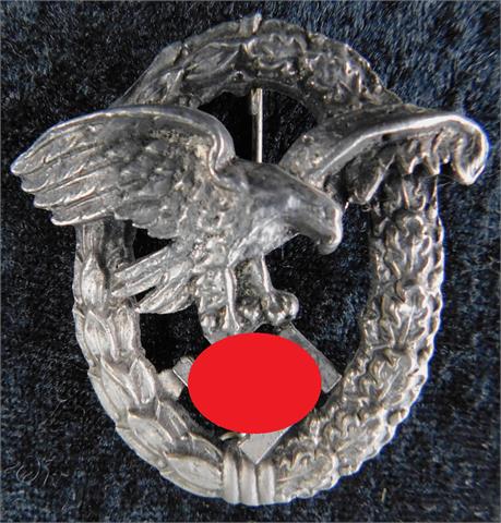 3. Reich, Beobachterabzeichen Luftwaffe, rückseitig Herstellermarkierung, Berlin