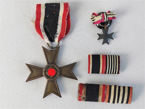 Kriegsverdienstkreuz am Band 1939, Bandspangen Veteran 1.Weltkrieg